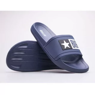 Buty sportowe męskie - Klapki plażowe Big Star M DD174701-403 niebieskie - grafika 1