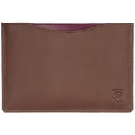 Etui na dokumenty i karty - Skórzane etui na paszport biometryczny (brąz) - miniaturka - grafika 1