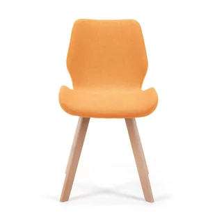 4x krzesło tapicerowane materiałowe SJ.0159 Pomarańczowe - Krzesła - miniaturka - grafika 3