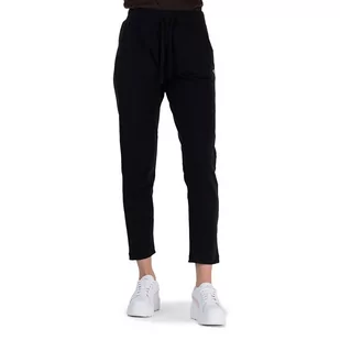 Spodnie Champion C Logo Fleece Slim Joggers 116609-KK001 - czarne - Spodnie damskie - miniaturka - grafika 1