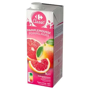 Carrefour Classic Sok z czerwonych grejpfrutów 1 l - Soki i napoje niegazowane - miniaturka - grafika 1
