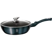 Patelnie - Berlinger Haus Patelnia Granitowa 24cm Metallic Line Aquamarine [BH-1880] BH-1880 - miniaturka - grafika 1