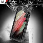 Etui i futerały do telefonów - Etui wodoodporne do Samsung Galaxy A54 5G 360 Alogy Pancerne Armor IP68 ze smyczką Czarne - miniaturka - grafika 1