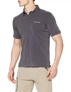 Koszulki męskie - Columbia Sun Ridge koszulka polo, męska, czarny, S 888458792254 - grafika 1