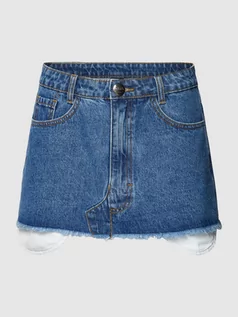 Spódnice - Szorty jeansowe z wyhaftowanym logo model ‘PAM’ - grafika 1