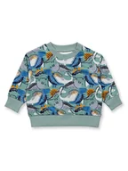 Bluzy i sweterki niemowlęce - Sense Organics Bluza "Siam" w kolorze turkusowym - miniaturka - grafika 1