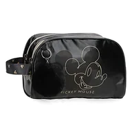 Kosmetyczki, organizery i kuferki - Disney Mickey Outline kosmetyczka 26 x 16 x 11 cm, poliester, czarna, z dwoma przegródkami, możliwość dopasowania, czarny, Kosmetyczka z dwoma przegródkami z możliwością dopasowania - miniaturka - grafika 1