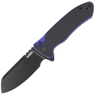 Nóż składany Kubey Knife Creon Black/Blue G10, Blackwashed AUS-10 (KU336D) - Noże - miniaturka - grafika 1