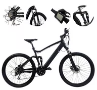 Rowery elektryczne - Elektryczny Rower Górski 27.5 ALU Damski Męski Amortyzacja Tarcze 14 Ah - miniaturka - grafika 1