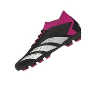 Piłka nożna - adidas Męskie buty piłkarskie Predator Accuracy.3 Mg, cblack ftwwht teshpk, 41 1/3 EU - miniaturka - grafika 1