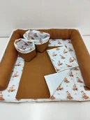 Przewijaki - Komplet na przewijak, mata do przewijania, przewijak w liski - miniaturka - grafika 1