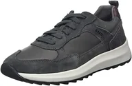 Trampki męskie - Geox Męskie trampki U TITANIO, Anthracite, 45 EU - miniaturka - grafika 1