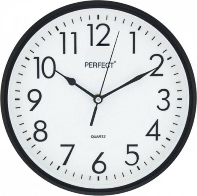 Perfect Zegar ścienny Perfect FX-5742 Black 25,5 cm
