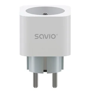 SAVIO INTELIGENTNE GNIAZDKO WI-FI, 16A, TIMER, POMIAR ZUŻYCIA ENERGII, AS-01 - Systemy inteligentnych domów - miniaturka - grafika 1
