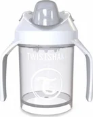 Kubki dla dzieci - Twistshake Kubek niekapek z mikserem 230 ml biały 4m+ 3120533 - miniaturka - grafika 1
