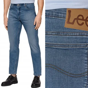 Lee RIDER SLIM Worn in Cody DOPASOWANE ZWĘŻANE DżINSY W33 L34 - Spodnie męskie - miniaturka - grafika 1
