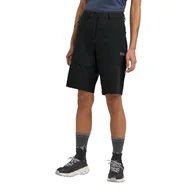 Spodenki damskie - Damskie szorty na wędrówki Jack Wolfskin PICO TRAIL SHORTS W black - 46 - miniaturka - grafika 1