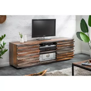 Invicta Komoda Relief 150cm Sheesham smoke Invicta 40282 - Komody - miniaturka - grafika 1