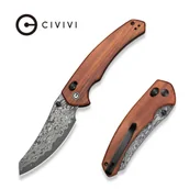Noże - Nóż składany Civivi Sixgill Guibourtia Wood, Damascus by Gavko Knives (C24050-DS1) - miniaturka - grafika 1
