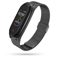 Akcesoria do smartwatchy - Tech-Protect Bransoleta Milaneseband do Xiaomi Mi Band 5 / 6 Black - miniaturka - grafika 1