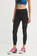 Legginsy - Reebok legginsy do biegania Running Warming kolor czarny gładkie 100205584 - miniaturka - grafika 1