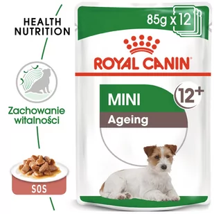 Royal Canin Mini Ageing 12+ 12x85g 23366-uniw - Mokra karma dla kotów - miniaturka - grafika 1