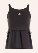 Koszulki i topy damskie - Adidas Originals Top Summer Glow schwarz - miniaturka - grafika 1