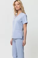 Odzież medyczna - Bluza Medyczna Emily Błękitna Rozmiar: XS - miniaturka - grafika 1