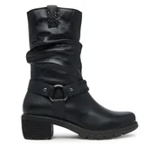 Botki damskie - Botki Pikolinos W1T-9590C1 Czarny - miniaturka - grafika 1