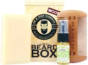 Zestawy kosmetyków męskich - Dr K Soap Beard BOX Woodland - zestaw do pielęgnacji brody, mydło, olejek i grzebień - miniaturka - grafika 1