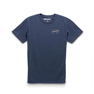 Koszulki męskie - Alpinestars Męski T-shirt Turnpike niebieski morski M - grafika 1
