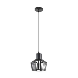 Dolia lampa wisząca 1xE27 czarna A8079-BK - Lampy sufitowe - miniaturka - grafika 1