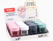 Temperówki - Temperówka podwójna z pojemnikiem MG - miniaturka - grafika 1