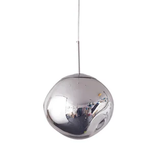 Lampa wisząca glam s srebrna 18 cm MP-1239-180 chrome - Lampy sufitowe - miniaturka - grafika 1