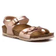 Sandały damskie - Birkenstock Sandały Rio Kids Bf 1012520 Electric Metallic Copper - miniaturka - grafika 1
