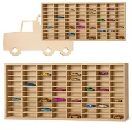 Pojemniki na zabawki - Półka drewniana na auta - tir Kruzzel 26582 - miniaturka - grafika 1