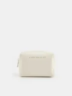 Kosmetyczki, organizery i kuferki - Sinsay - Kosmetycza - kremowy - miniaturka - grafika 1