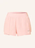 Spodenki damskie - Nike Szorty Do Biegania 2 W 1 Dri-Fit Swift orange - miniaturka - grafika 1