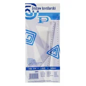 Przybory szkolne - Pratel Zestaw kreślarski 2002 30 cm - miniaturka - grafika 1