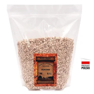SUPER SMOKE Zrębki do wędzenia BUK size: M 5Litrów doypack - Artykuły masarskie - miniaturka - grafika 1