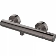 Baterie wannowe i prysznicowe - LAVEO BAO 940D PRETTO Bateria natryskowa ścienna bez zestawu natryskowego Jednouchwytowa Sposób montażu: ścienny Głowica: 30 mm Wykończenie: grafit - miniaturka - grafika 1