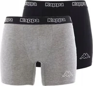 Majtki męskie - Bokserki kappa czarno/szare XL 2-pack - miniaturka - grafika 1