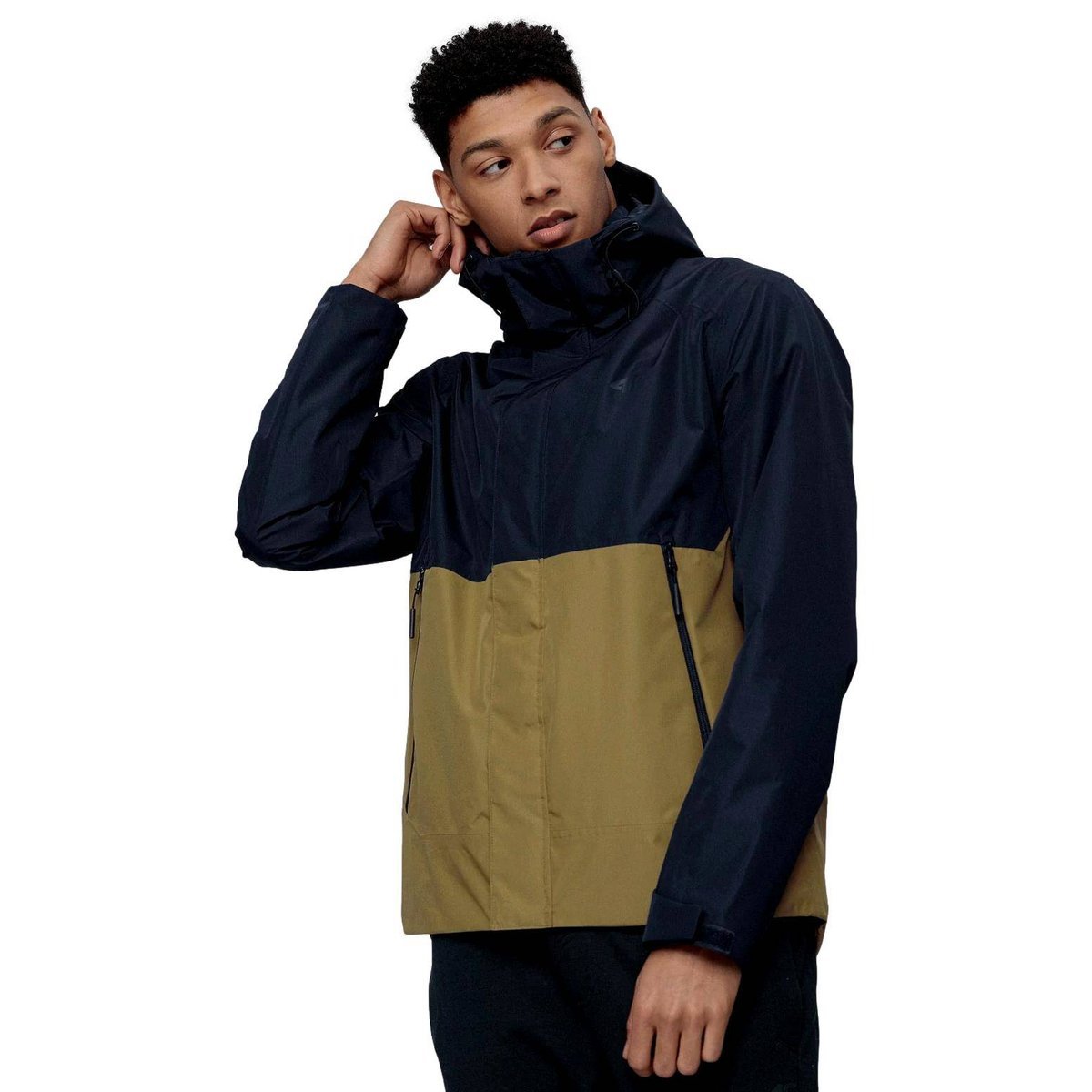 Kurtka Męska Przeciwdeszczowa 4F H4L21-KUM003 GRANAT-M