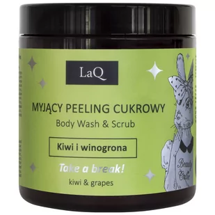 Laq LaQ peeling myjący kiwi i winogrono 200ml - Peelingi do ciała - miniaturka - grafika 1