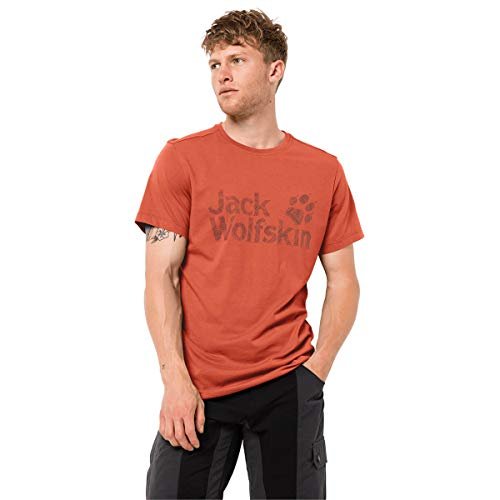 Jack Wolfskin Męska koszulka z logo marki