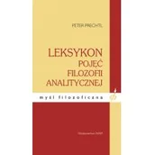 Filologia i językoznawstwo - Leksykon pojęć filozofii analitycznej Peter Prechtl - miniaturka - grafika 1