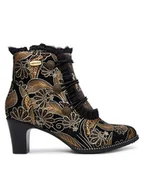 Botki damskie - Laura Vita Botki Elcodieo 224 Brązowy - miniaturka - grafika 1