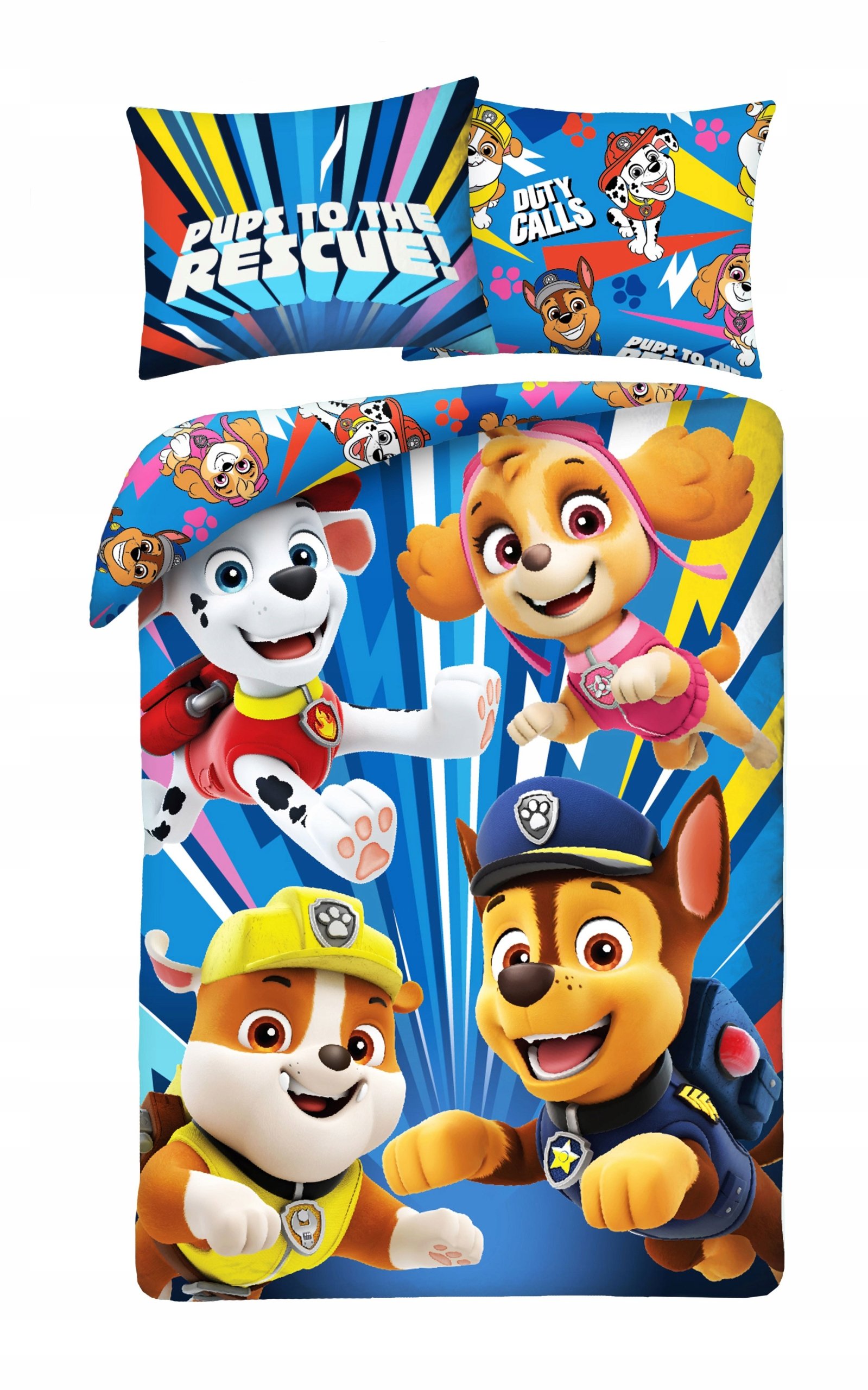 Pościel dziecięca Psi Patrol 140 x 200 cm 100% bawełna Halantex Paw Patrol