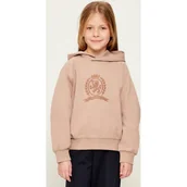 Bluzy dla dziewczynek - Tommy Hilfiger Bluza TONAL CREST Regular Fit - miniaturka - grafika 1