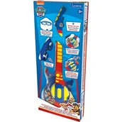 Instrumenty smyczkowe - LEXIBOOK Lexibook K260PA Psi Patrol Chase elektroniczne oświetlenie gitara z mikrofonem, okulary z mikrofonem, piosenki demo, 2 tryby gry, wtyczka MP3, niebieska/czerwona K260PA - miniaturka - grafika 1